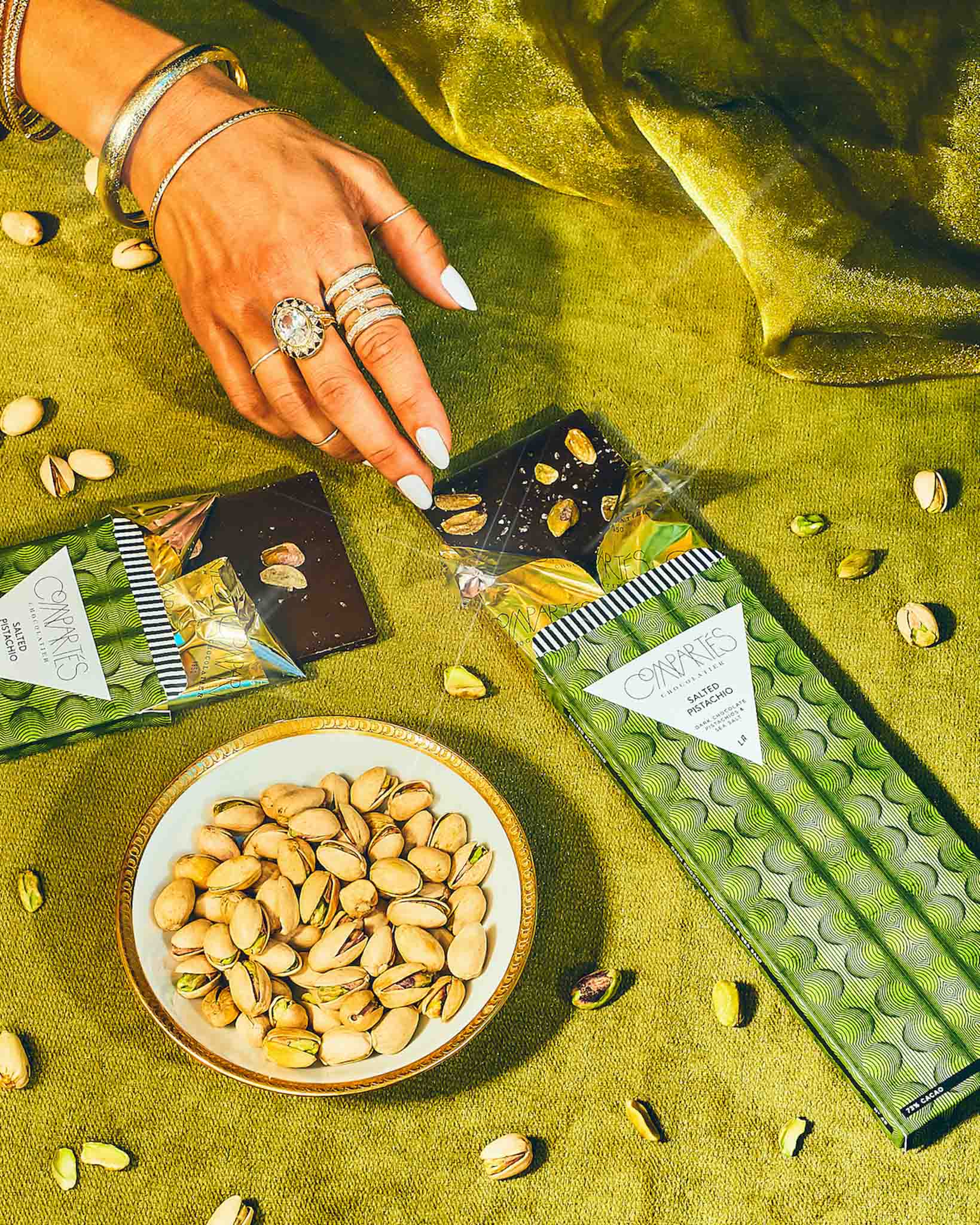 Salted Pistachio Chocolate Bar - Image 3