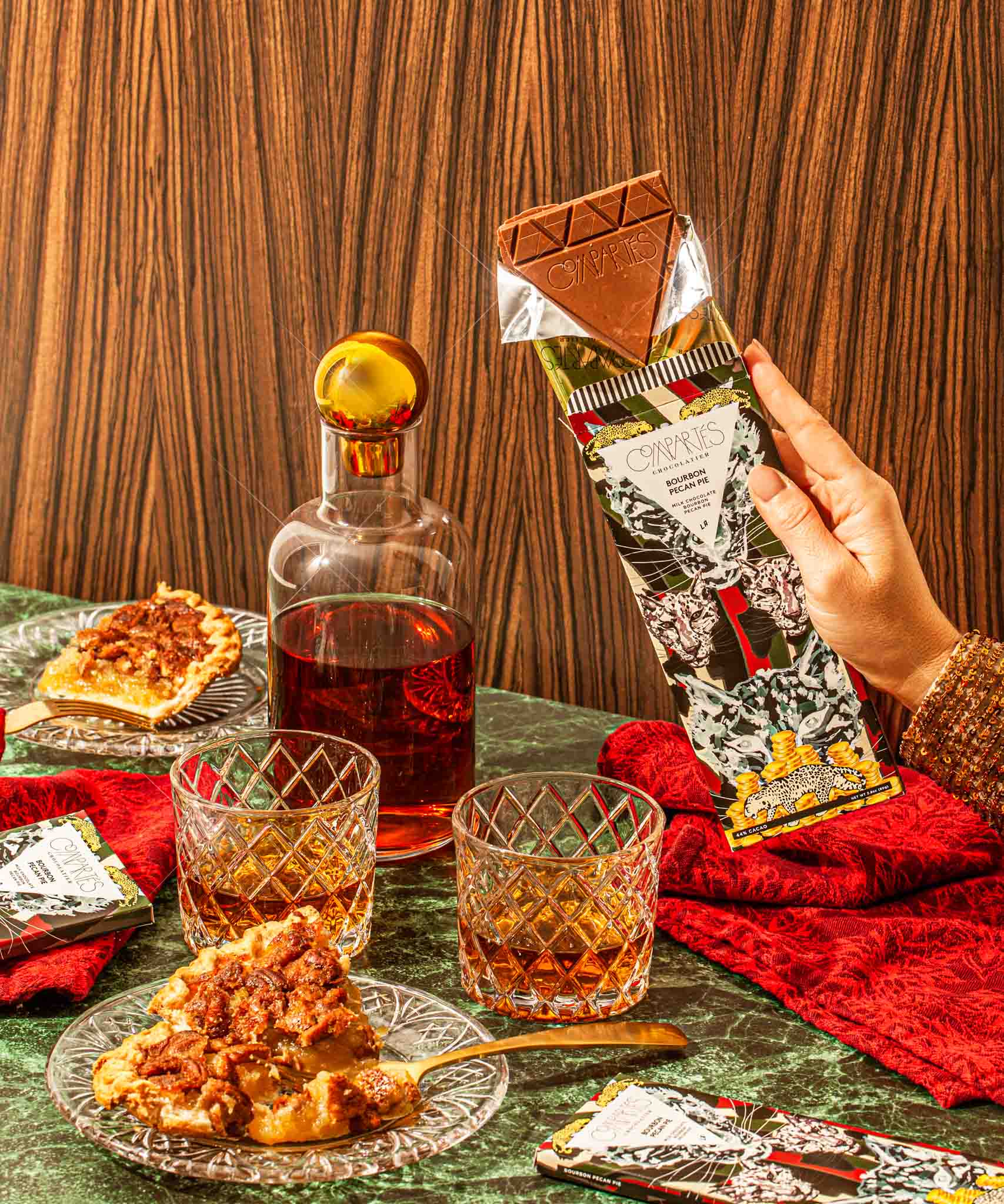 Bourbon Pecan Pie Chocolate Bar - Image 3