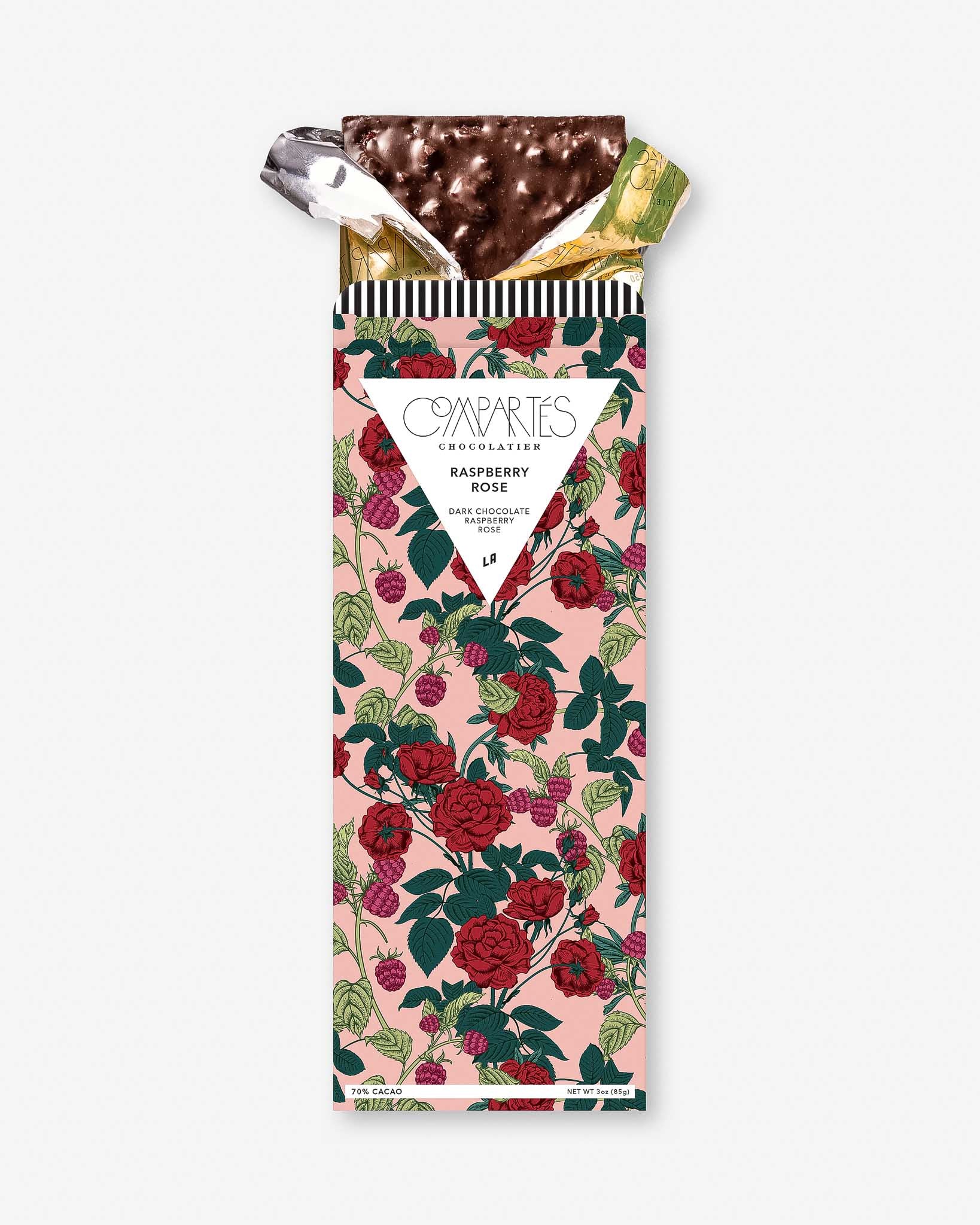 Raspberry Rose Chocolate Bar - Image 3